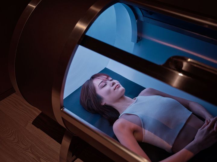 酸素と分子状水素を組み合わせる水素浴カプセル「Airpod」は、健康的な酸素レベルの維持をサポート。