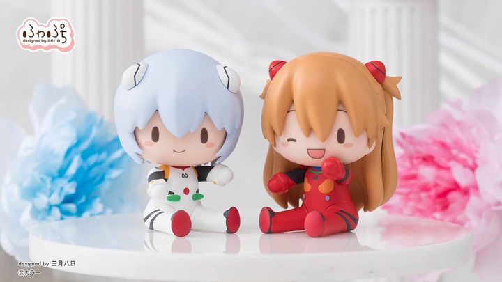 セガ フェイブ「S-FIRE（エスファイア）」ヱヴァンゲリヲン新劇場版 ふわぷち デフォルメフィギュア レイ／アスカ プラグスーツ