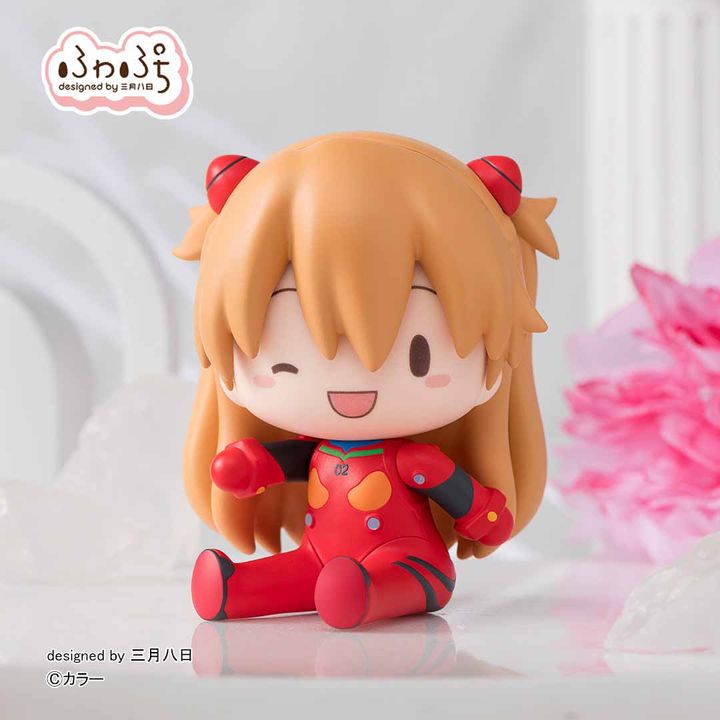 セガ フェイブ「S-FIRE」ヱヴァンゲリヲン新劇場版 ふわぷち デフォルメフィギュア アスカ プラグスーツ1