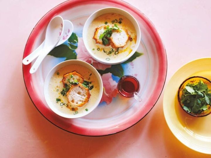 【鹹豆漿（シェンドウジャン）】豆乳スープ