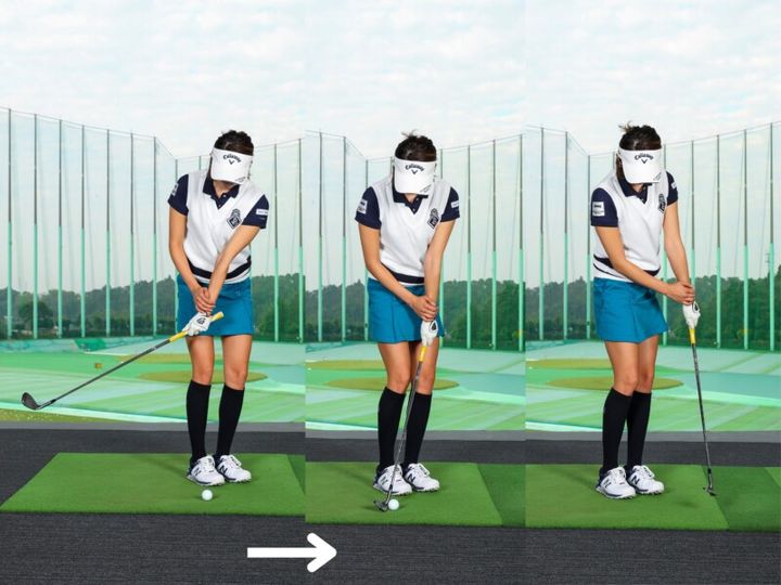 ダフリが出るときはボールの近くに立ってみて！方向性が安定するアプローチのコツ