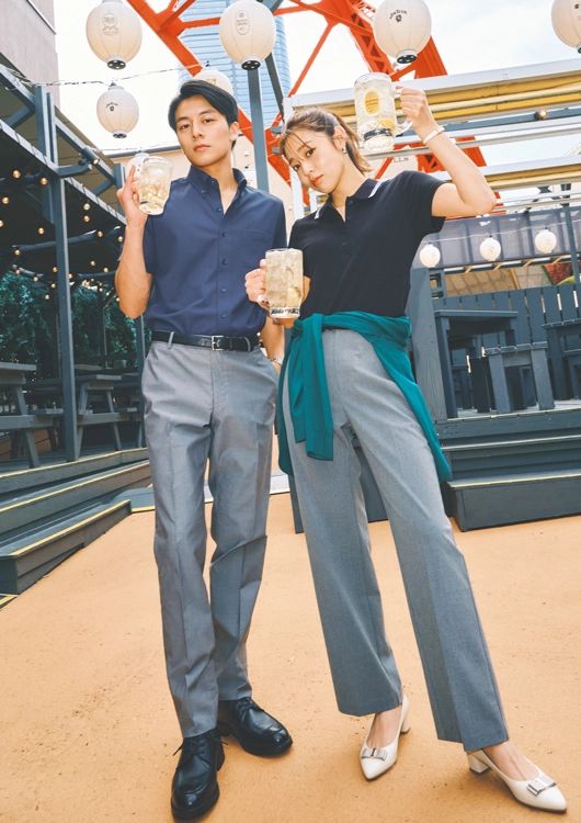 着痩せ効果も狙えるハンサムパンツ通勤コーデ