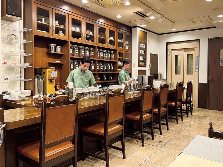 南千住〈cafe Bach〉店内