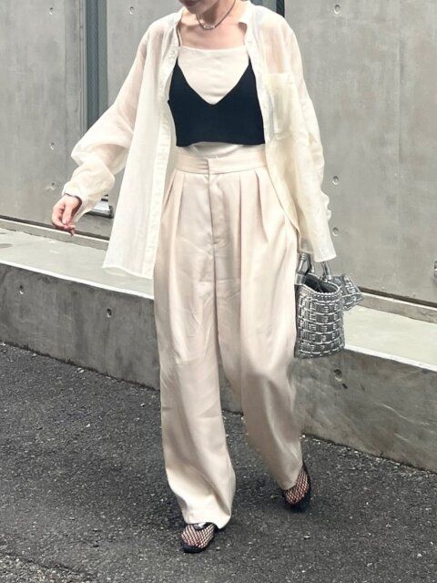 シアーシャツコーデ2