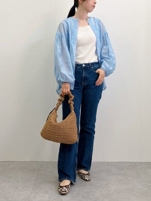 シアーシャツコーデ4