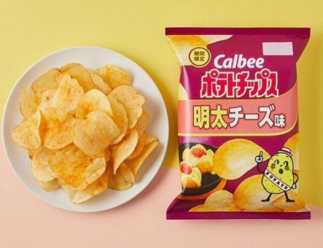 ローソン カルビー ポテトチップス 明太チーズ味