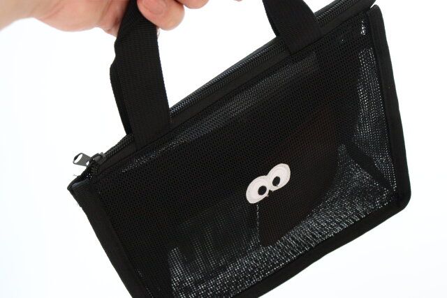 ダイソー 立体トートバッグ（ギョロ目） 持ち手