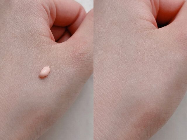 tfit デリケートシルクヴェールアートプライマー 手の甲につける