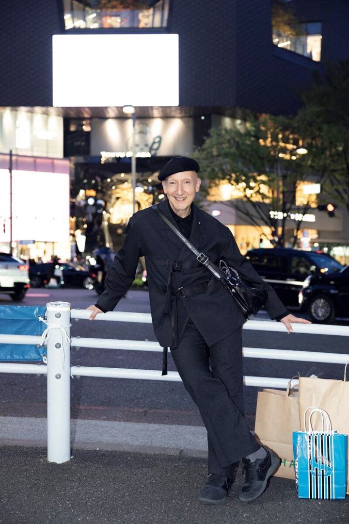 イギリス帽子デザイナースティーブン・ジョーンズStephen Jones を原宿で撮影