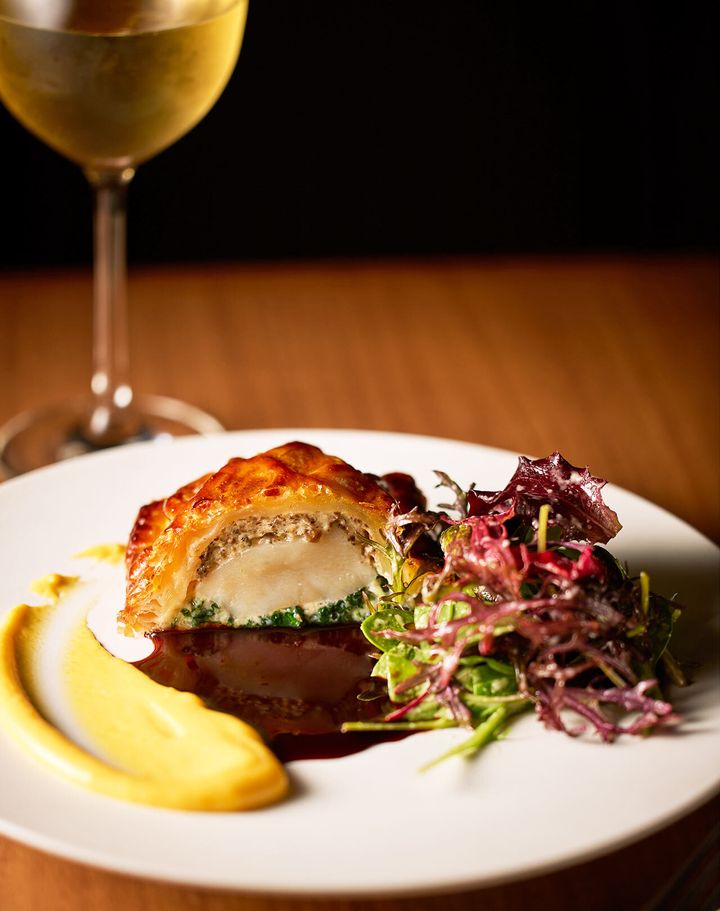 自由が丘『ル モンド グルマン』の「帆立貝のパイ包み焼き」