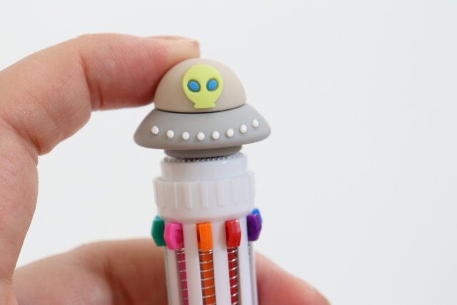 10色ボールペンエイリアン プッシュ