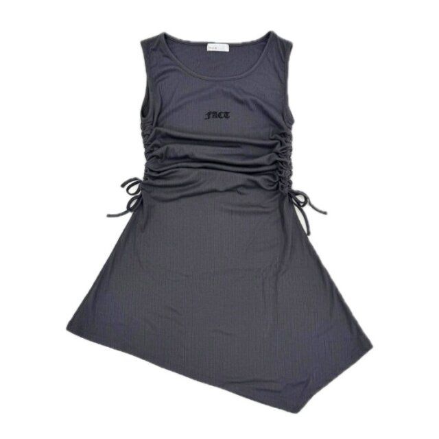 2025夏しまむらギャザーアシメワンピース