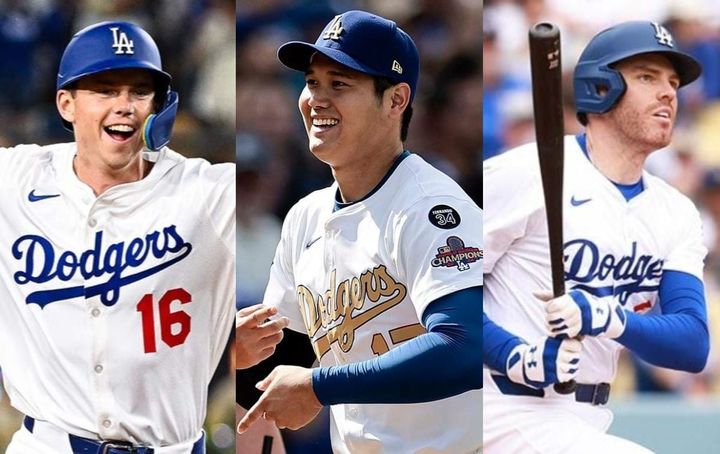 ウィル・スミス、大谷翔平、フレディ・フリーマン（C）Getty Images