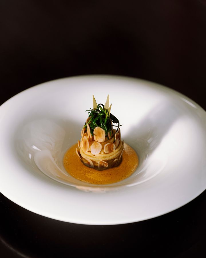 「アナナス」（ランチ テイスティングコース「Italy from Tokyo」で提供）