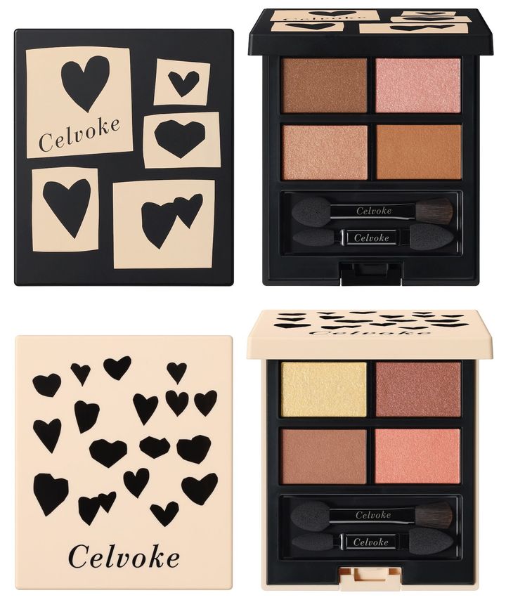 〈上から〉ヴァティック アイパレット EX16、EX17 各￥6,820（ともに7月18日より限定発売）