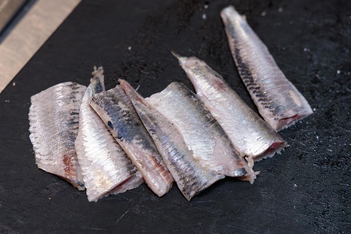 鰯を2等分にする