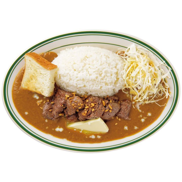 バター馬ヒレステーキカレー