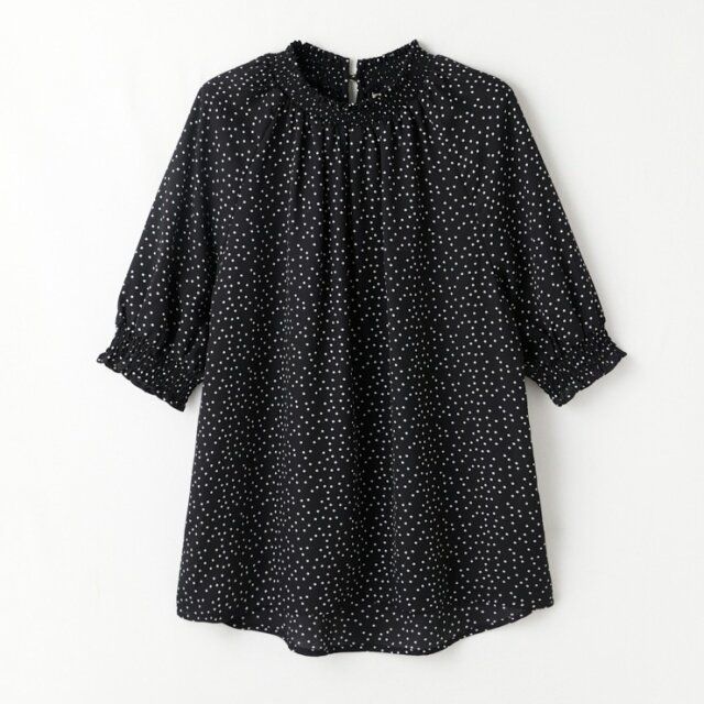 しまむらのプリントブラウス