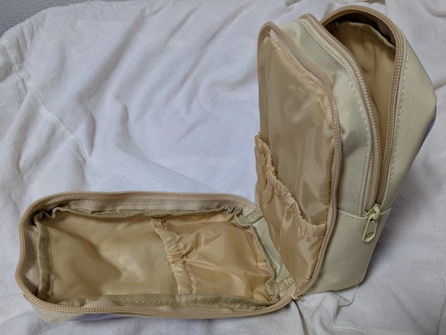 スヌーピースタンドポーチ横から見たところ