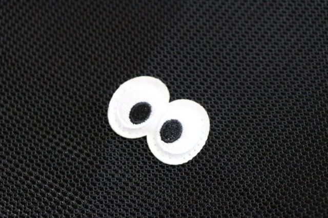 ダイソー メッシュトートバッグ（ギョロ目） デザイン