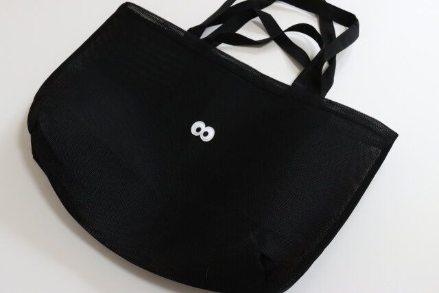 ダイソー メッシュトートバッグ（ギョロ目）