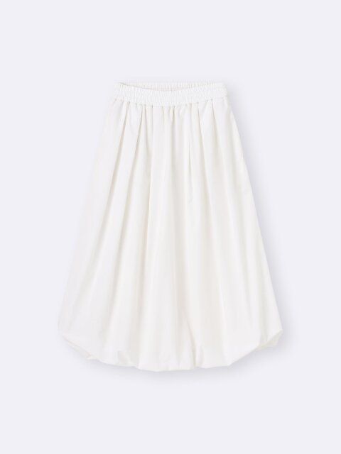 GUのバブルヘムミディスカート