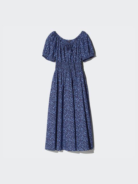 ユニクロのボリュームスリーブワンピース