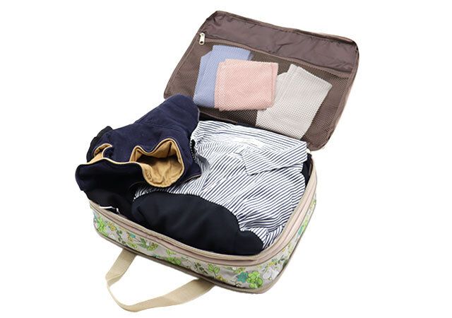 宝島社付録のムーミンの圧縮収納ポーチ5