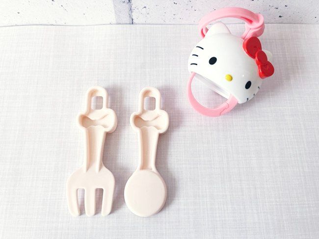 2025年7月ハッピーセット｜ハローキティ 風鈴型ハローキティスプーン＆フォーク