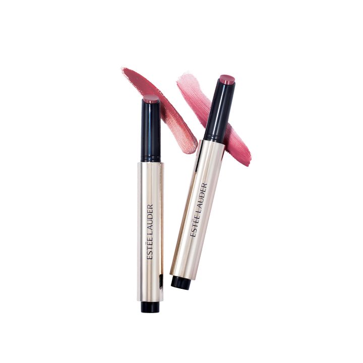 エスティローダー ピュア カラー メルト-オン グロススティック左から：185、156