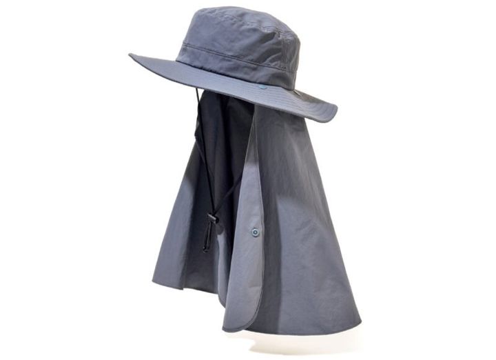 無印良品 UVカット 日陰を持ち歩くサファリハット
