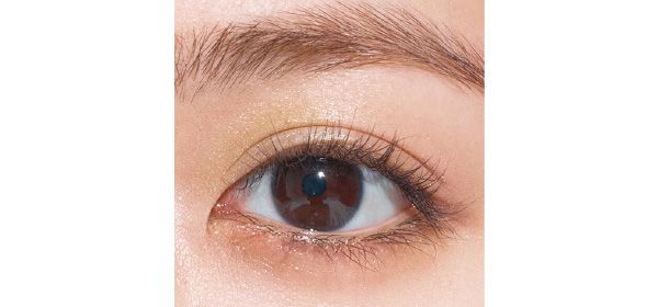 下まぶたの目頭〜黒目の外側までBを、目尻下の三角ゾーンにDをオン