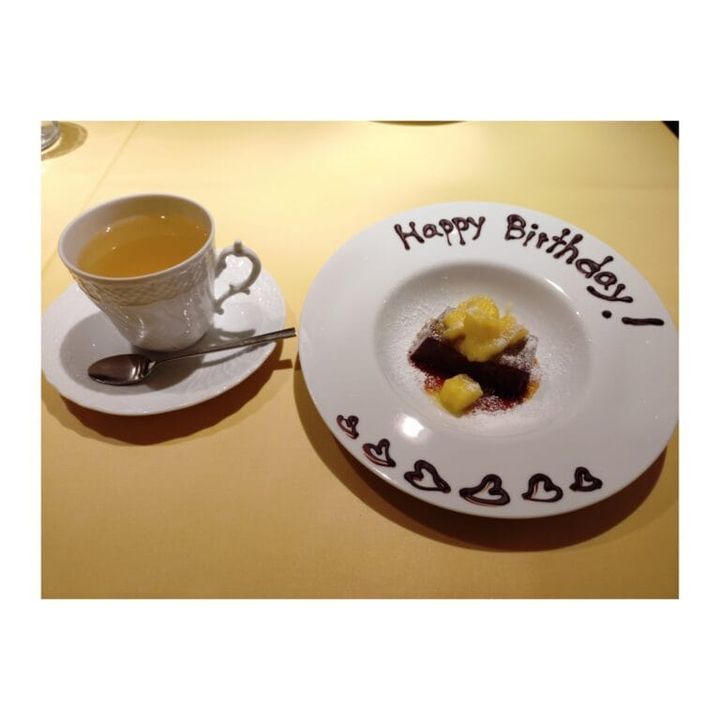 イタリアン「エンネ」のバースデープレート