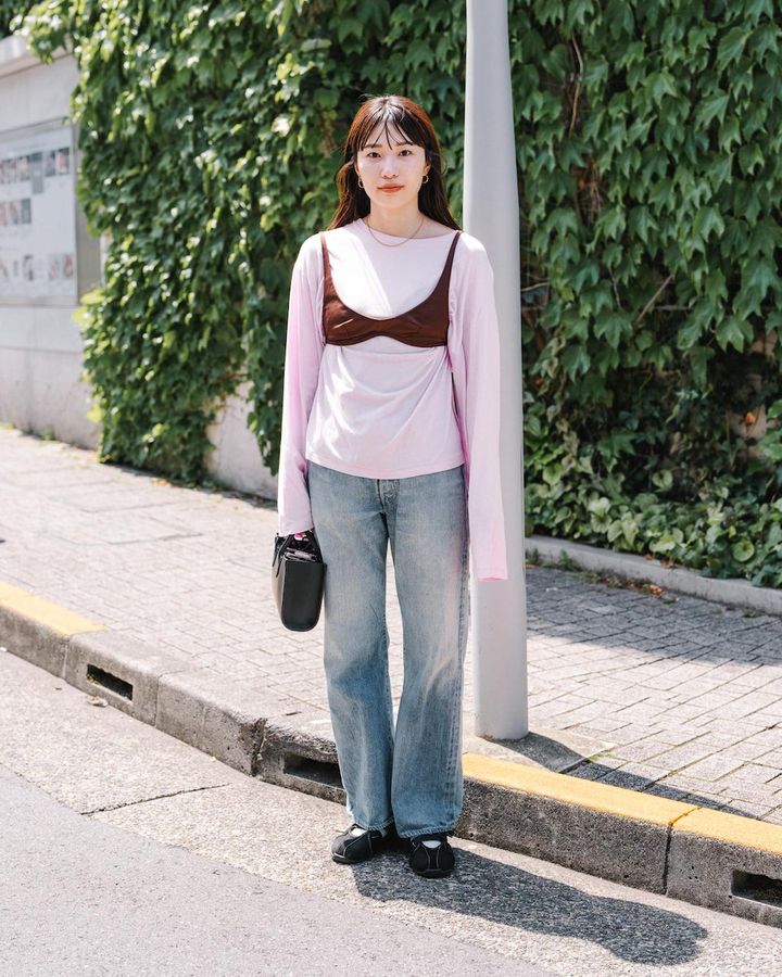 初夏のお洒落な“ロンT”コーデ5選。こなれ感が出るテクニックは必見【TOKYO SNAP】