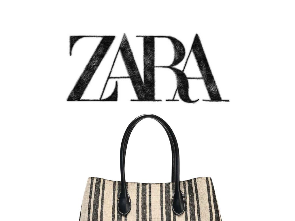 スペイン発送 ZARA マキシ テイクス キャンバス 名入れ可能 新作 ZARAのバッグ】がセンス抜群！ 毎日使いたい♡「キャンバス