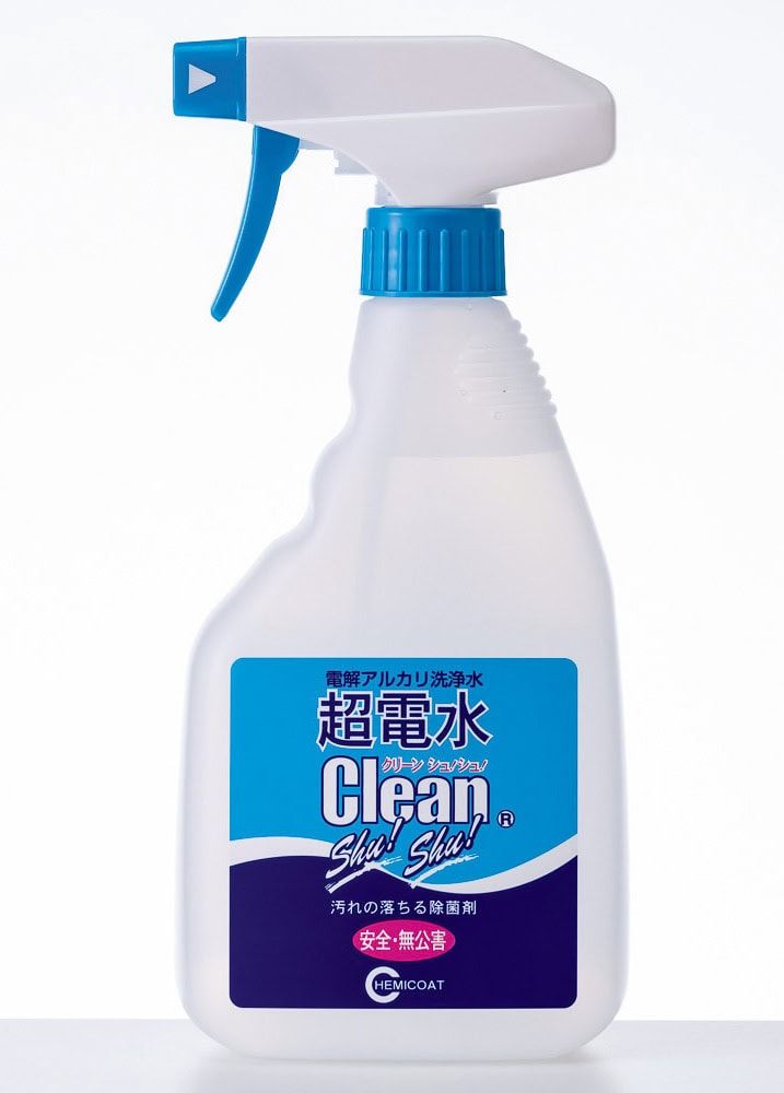 超電水クリーンシュ!シュ! Lボトル500mL￥1078／ケミコート