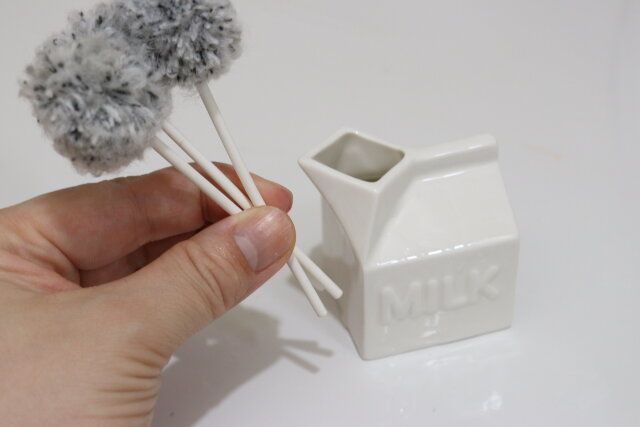 ミルクピッチャー牛乳パック型 インテリア