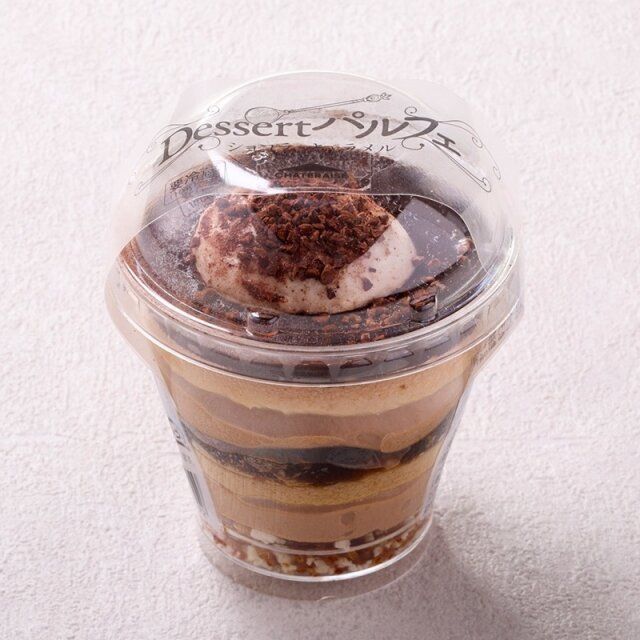 シャトレーゼのDessertパルフェ ショコラ・キャラメルのビジュアル