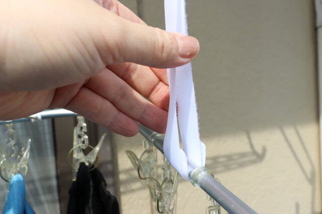 角ハンガー用補助フック2P 使用例