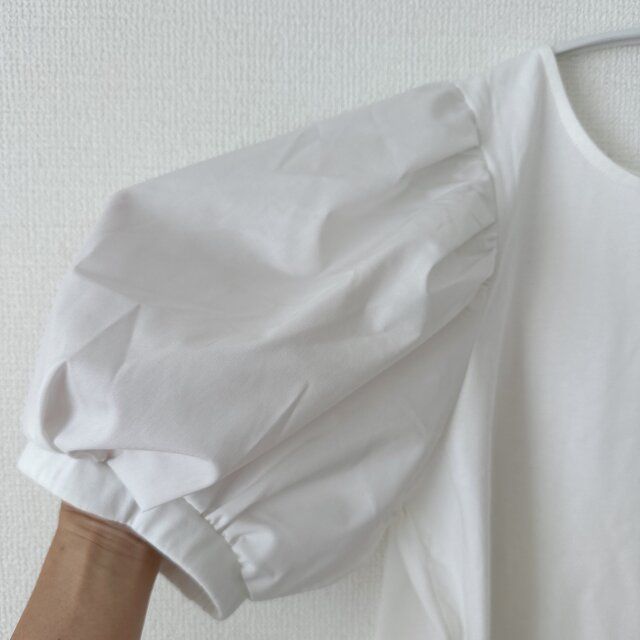 ボリュームスリーブT Z OFF WHITE 袖