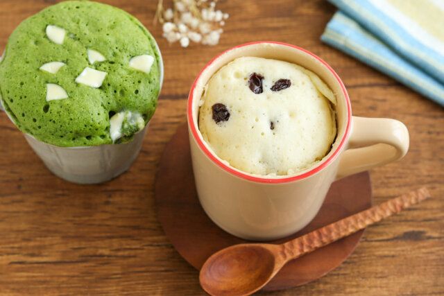 ふわもこ抹茶蒸しパン ふわもこレーズン蒸しパン
