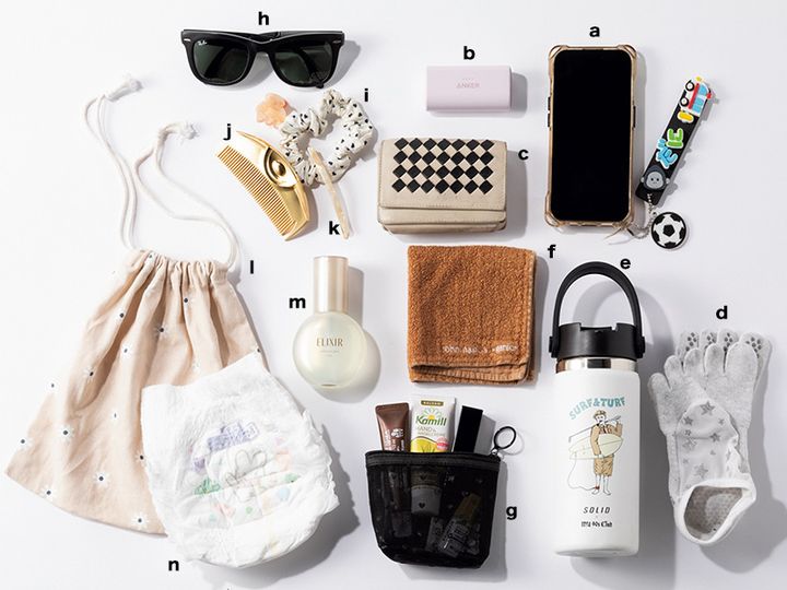 ピラティスインストラクターのバッグの中身