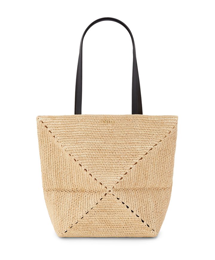 パズルフォルド トート ミディアム（ラフィア）