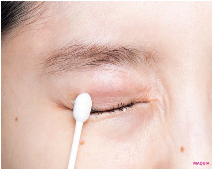 ラメアイシャドウの正しい落とし方。「目をぎゅっとつぶらず」＆「コットン&綿棒」で優しくオフ_6