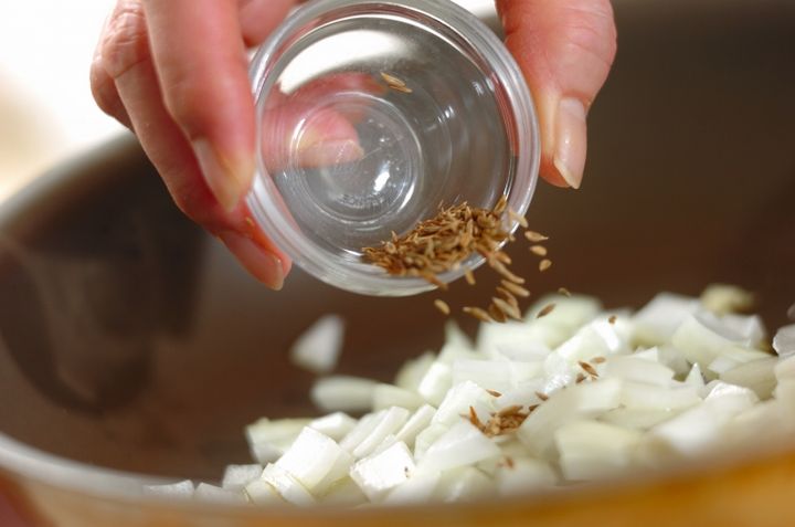 ブロッコリーと枝豆のクミン炒めの作り方2