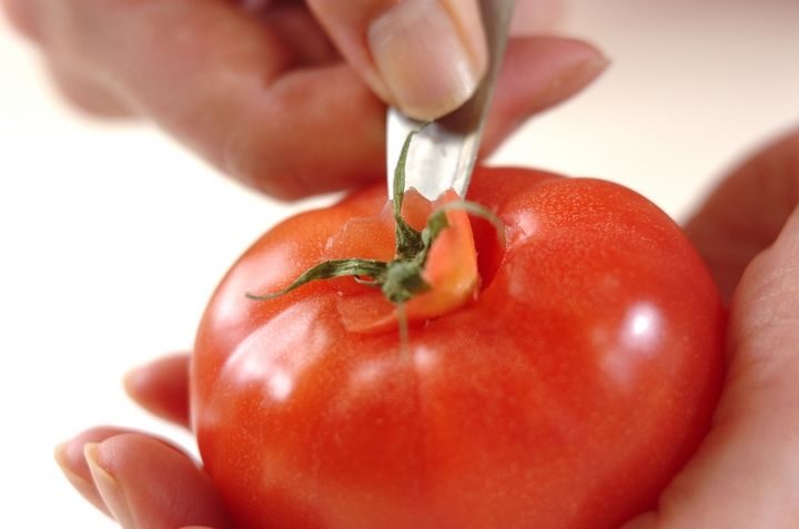 スパゲティーサラダの下準備1