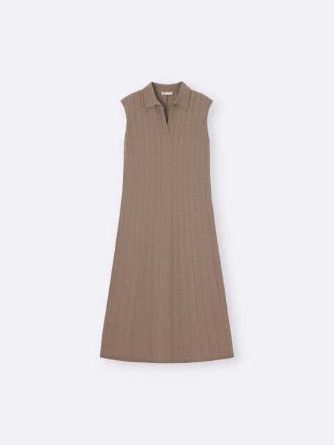 スキッパーポロワンピース