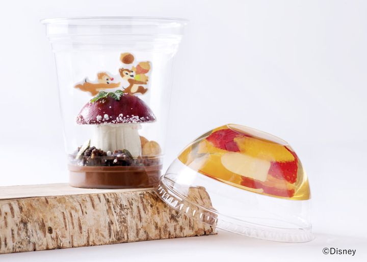 チックタック・ダイナー_チョコレートムースとフルーツ入りホワイトグレープのゼリー