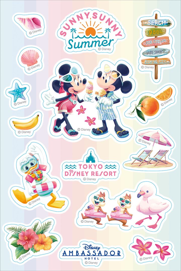 パームガーデン・プール_“Sunny Sunny Summer”スペシャルドリンク_付帯シール