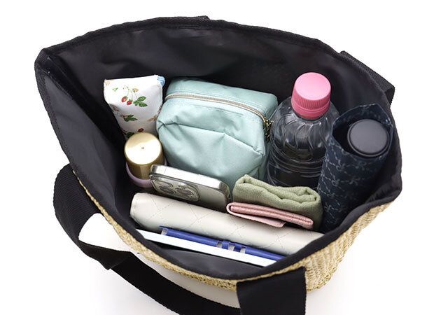 宝島社InRed8・9月合併号の付録のムーミンのかごバッグ4